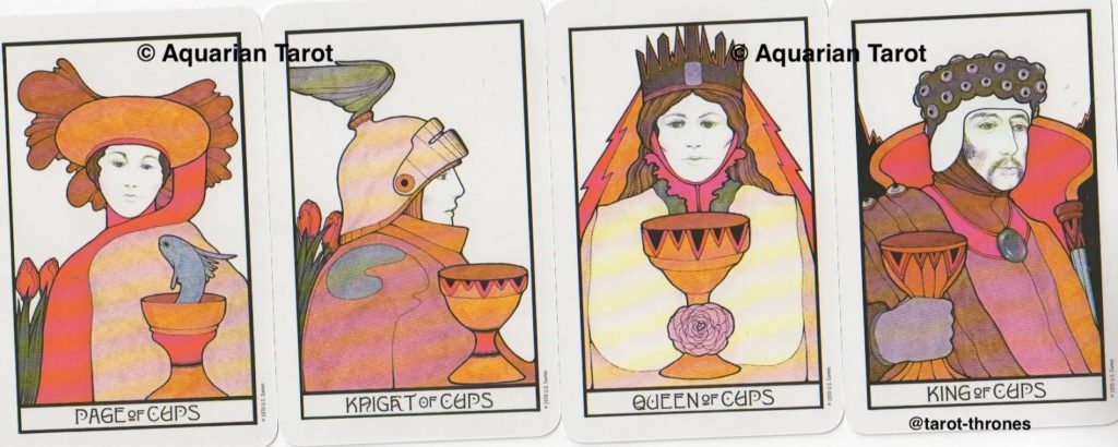 Cups Court Cards | Palladini Tarot | US Games