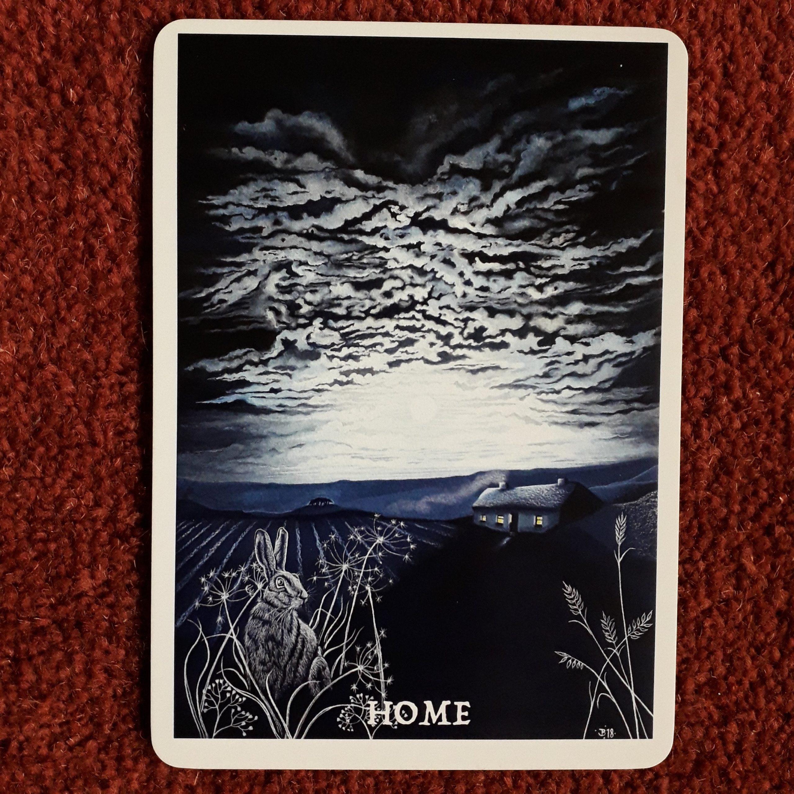 Home card from Wisdom of the Cailleach by Jane Brideson