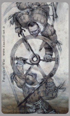 Card back from Fatigue of War by Alexander Daniloff