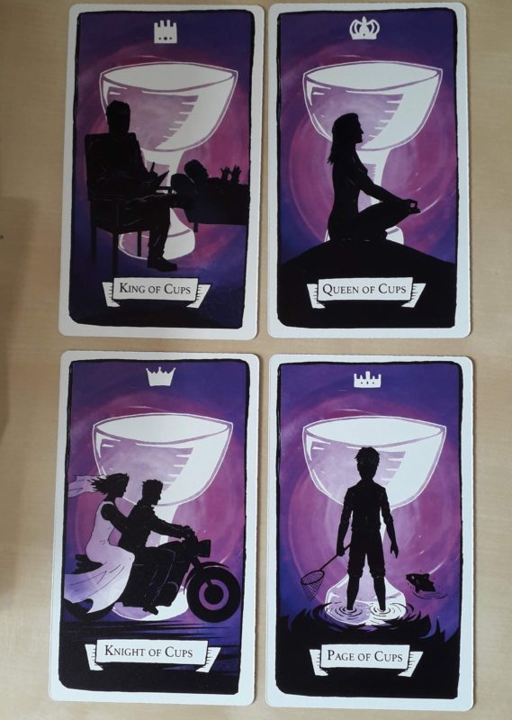 Cups court cards The Life Code Tarot