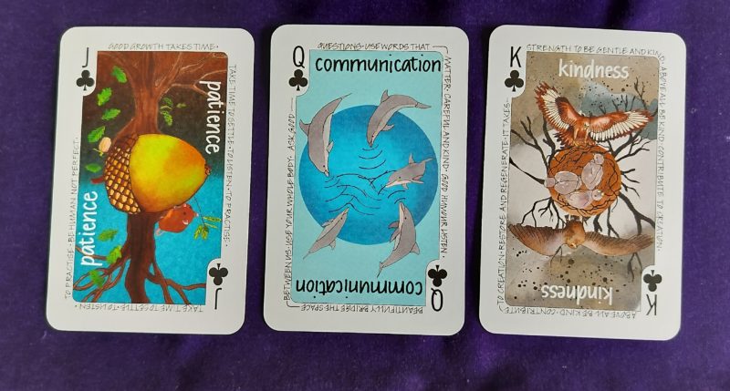 Court cards from The Cards: Being Human