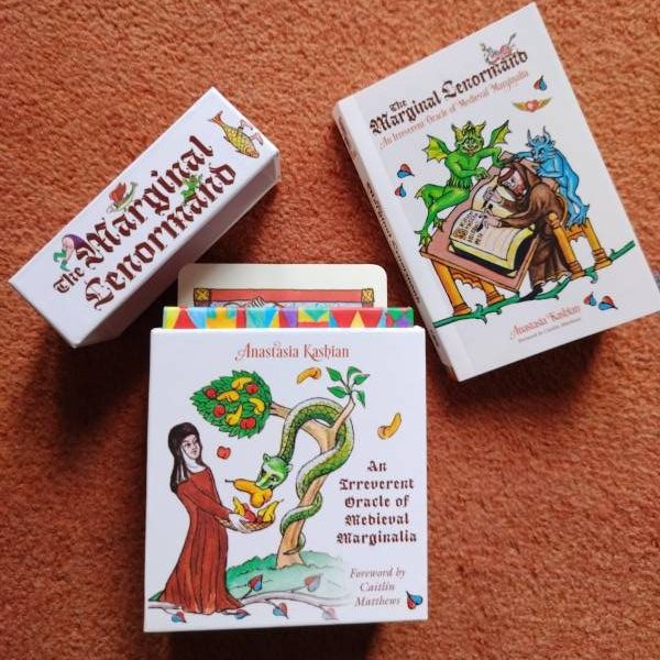 Box and book of The Marginal Lenormand by Anastasia Kashian.
